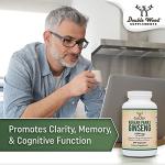 Panax Ginseng Vegan Capsules for Energy & Mood