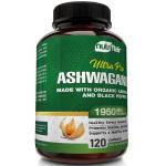 Organic Ashwagandha Capsules for Stress Relief 120ct