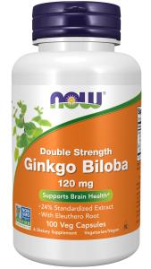 Ginkgo Biloba 120 mg Double Strength Veg Capsules