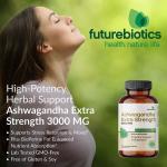 Organic Ashwagandha Capsules 3000mg with Black Pepper