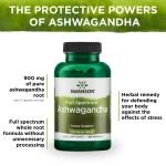 Swanson Ashwagandha Capsules for Stress Relief and Energy