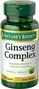 Nature's Bounty Ginseng Capsules for Energy & Immunity