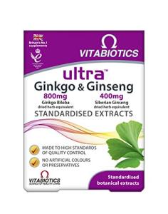 Ginkgo and Ginseng Tablets - 60 Count