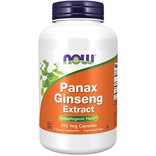 Now Foods Panax Ginseng Extract 250 Veggie Capsules