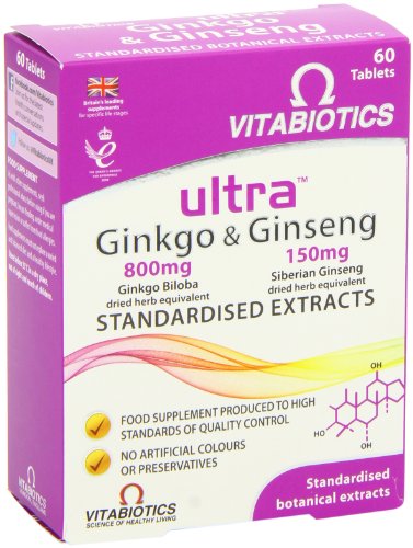Ginkgo and Ginseng Tablets - 60 Count