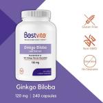 Ginkgo Biloba 120mg - 240 Capsules, Non-GMO
