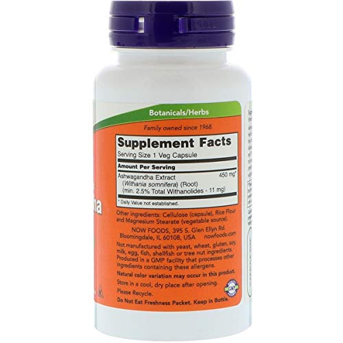 Ashwagandha Extract 450 Mg - 90 Veg Capsules