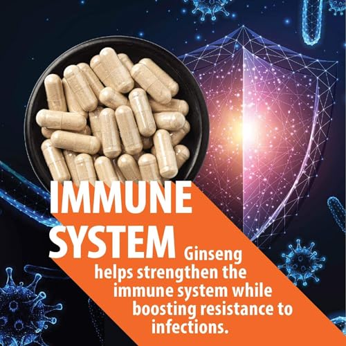 Korean Red Panax Ginseng with Ginkgo Biloba Capsules