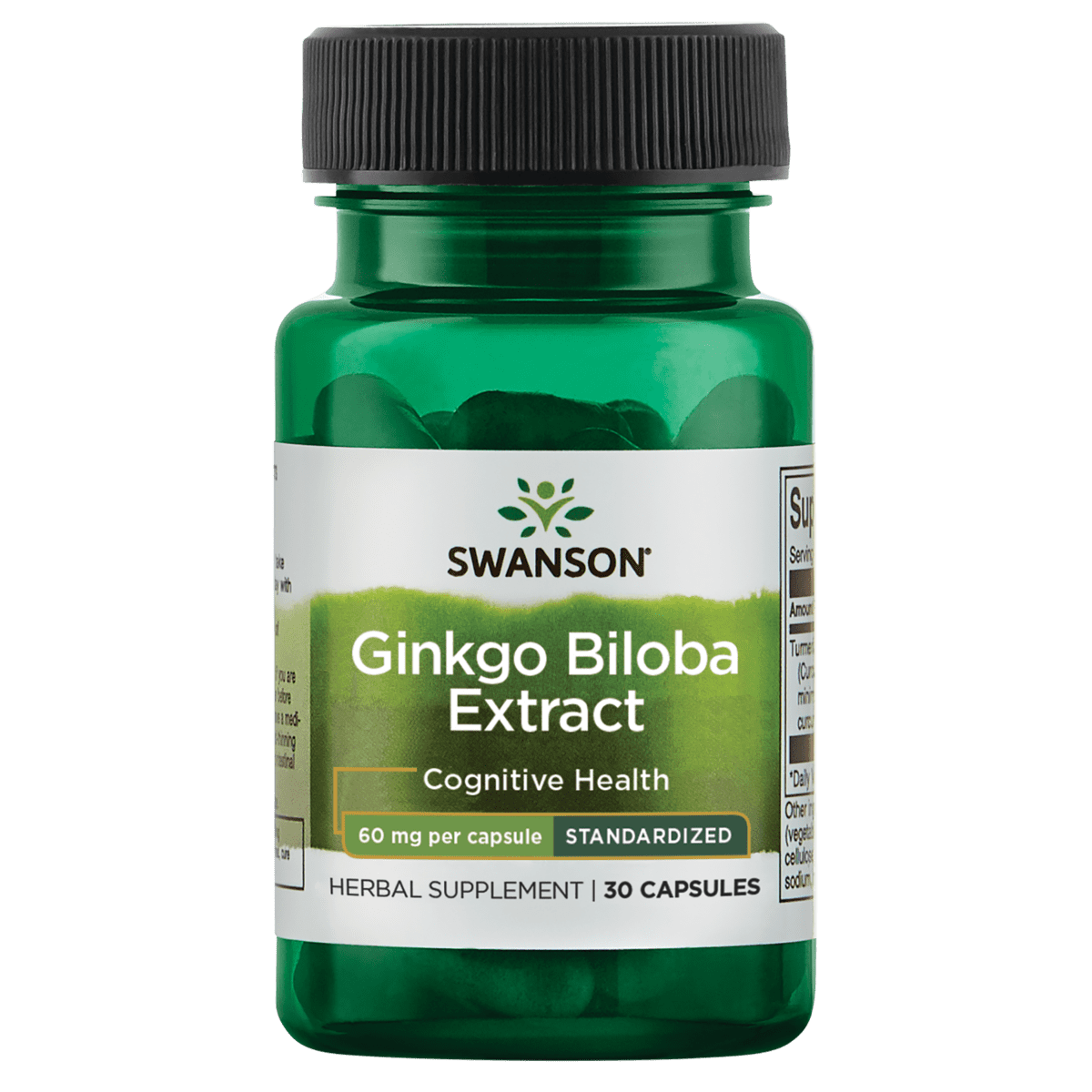 Swanson Ginkgo Biloba Extract 60 mg Capsules