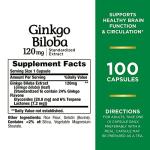 Ginkgo Biloba Extract by Nature's Bounty, 100ct
