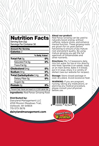 Natural Red Panax Ginseng Powder for Energy and Vitality