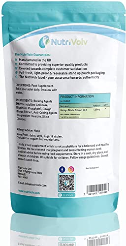 Ginkgo Biloba 6000mg for Memory and Focus
