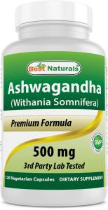 Ashwagandha Capsules for Stress Relief and Mood