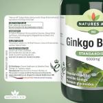 Ginkgo Biloba 120mg, 90 Tablets by Nature’s Aid