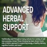 Bronson Korean Panax Ginseng 1000 mg for Energy