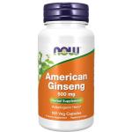 Now Foods American Ginseng 500mg - 100 Veg Capsules