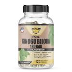 Organic Ginkgo Biloba 1800mg, 120 Veggie Caps