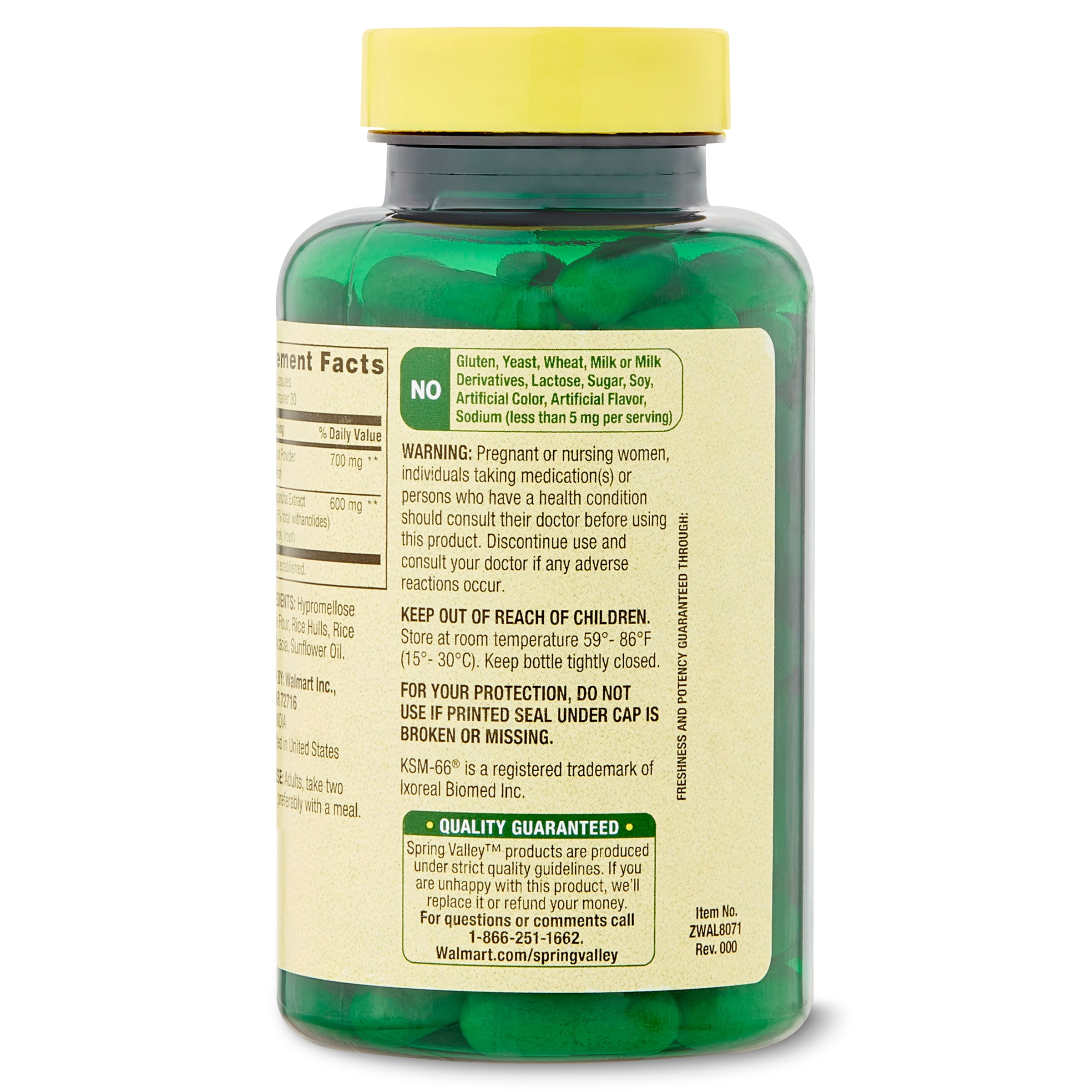 Spring Valley Extra Strength Ashwagandha - 2 Pack