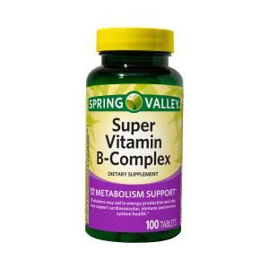 Spring Valley B-Complex Vitamins, 200 Tablets Total