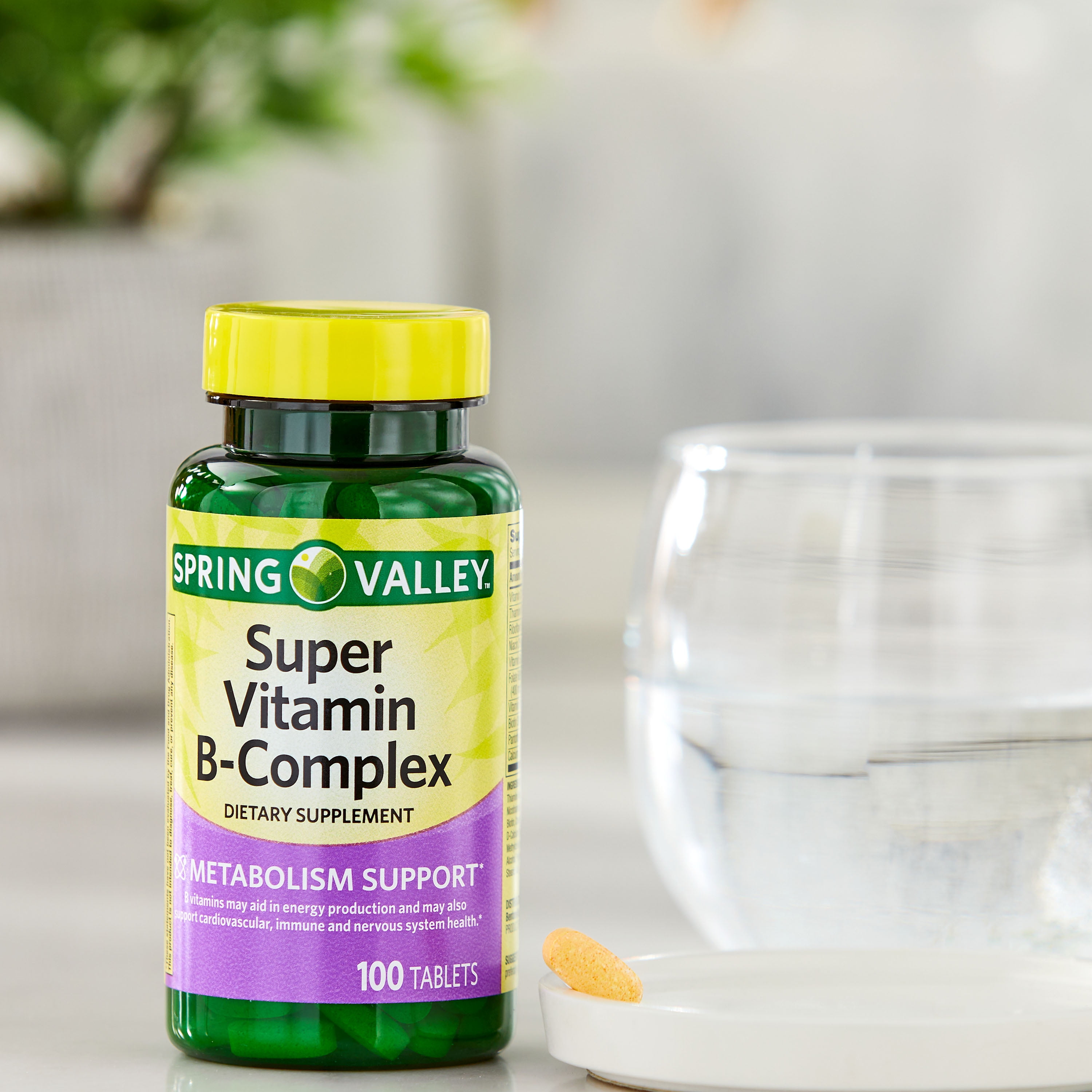 Spring Valley B-Complex Vitamins, 200 Tablets Total