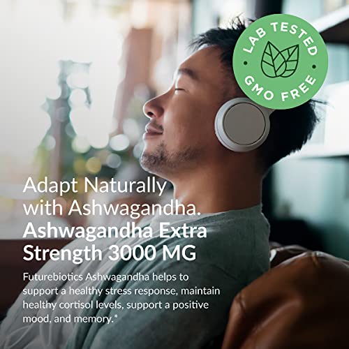 Ashwagandha Capsules 3000mg - Stress Relief & Focus