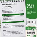 Organic Ashwagandha KSM-66 Vegan Capsules 550mg