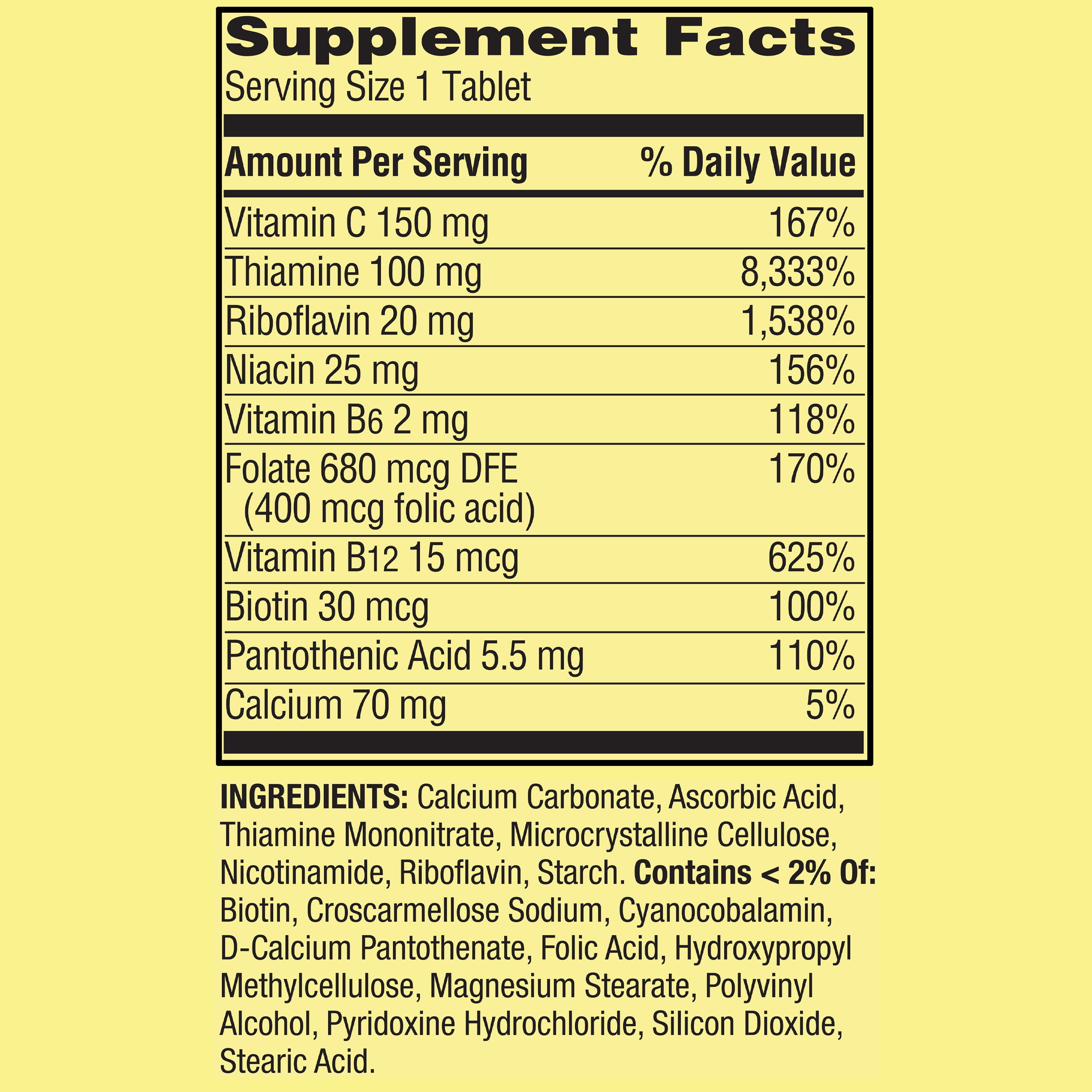 Spring Valley B-Complex Vitamins, 200 Tablets Total