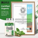 Organic Ashwagandha KSM-66 Vegan Capsules 550mg