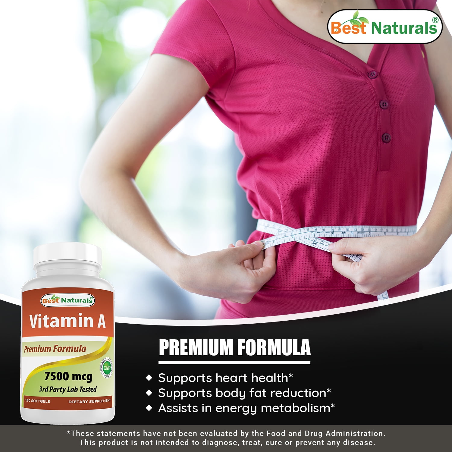 Best Naturals Vitamin A 25000 IU Softgels