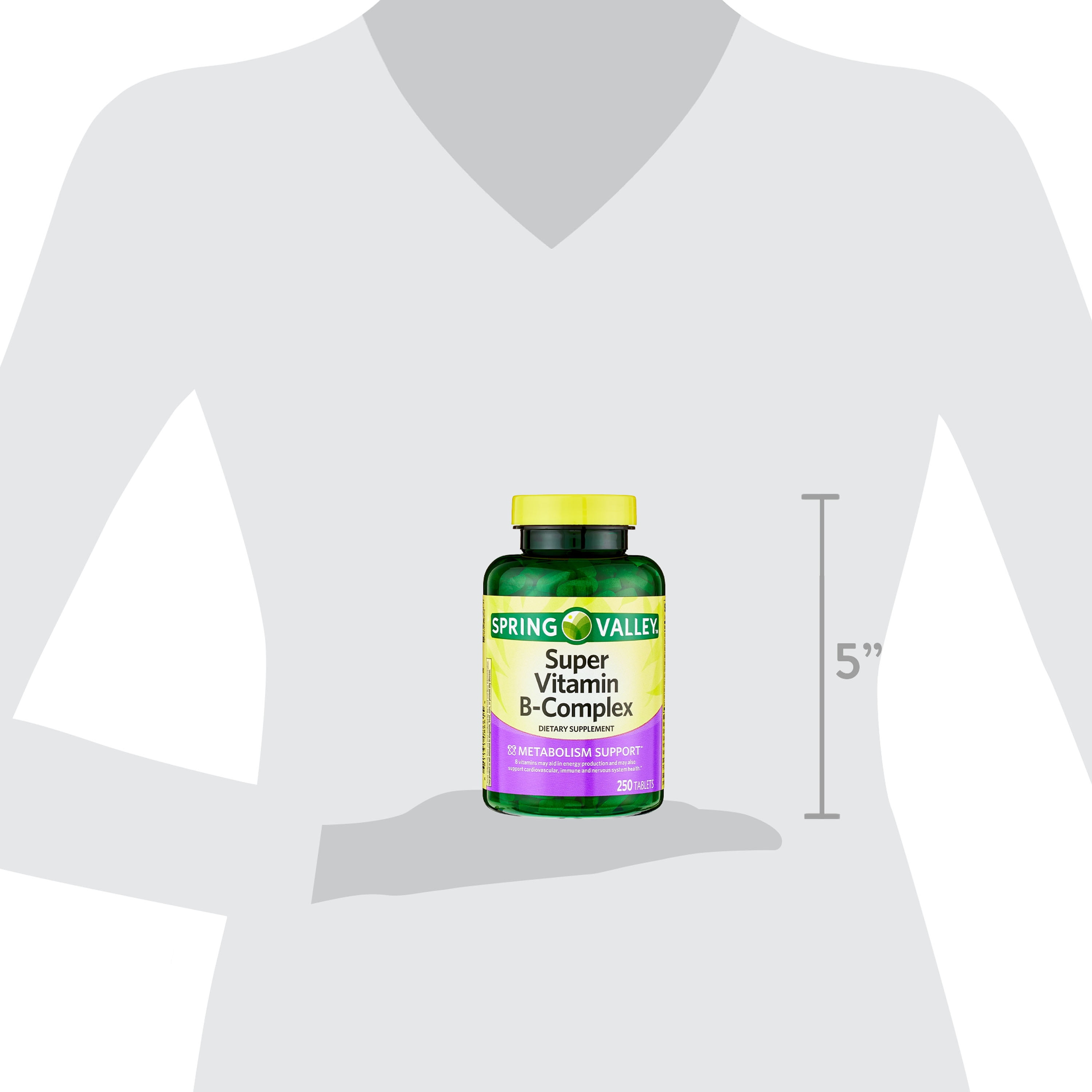 Spring Valley Super B-Complex Vitamins, 250 Tablets