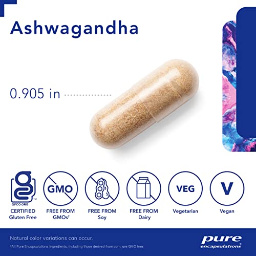 Pure Encapsulations Ashwagandha - Stress and Focus Support