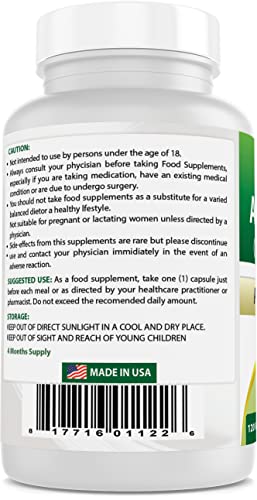 Ashwagandha Capsules for Stress Relief, 500 mg