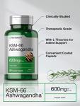 KSM-66 Ashwagandha 600mg with L-Theanine Caplets