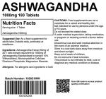Ashwagandha Extract 1000mg - 180 Tablets