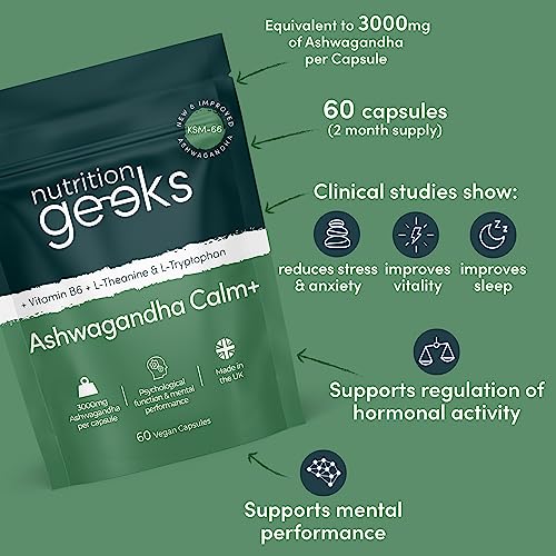 Ashwagandha KSM 66 - 3000mg Sleep Aid Capsules