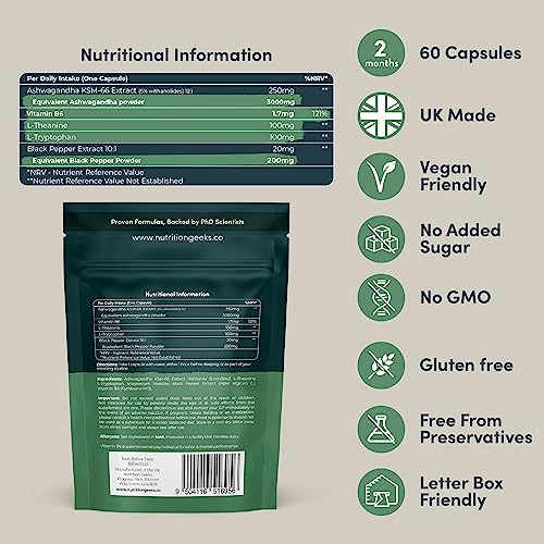Ashwagandha KSM 66 - 3000mg Sleep Aid Capsules