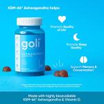 Goli Ashwagandha & Vitamin D Gummies - 60 Count