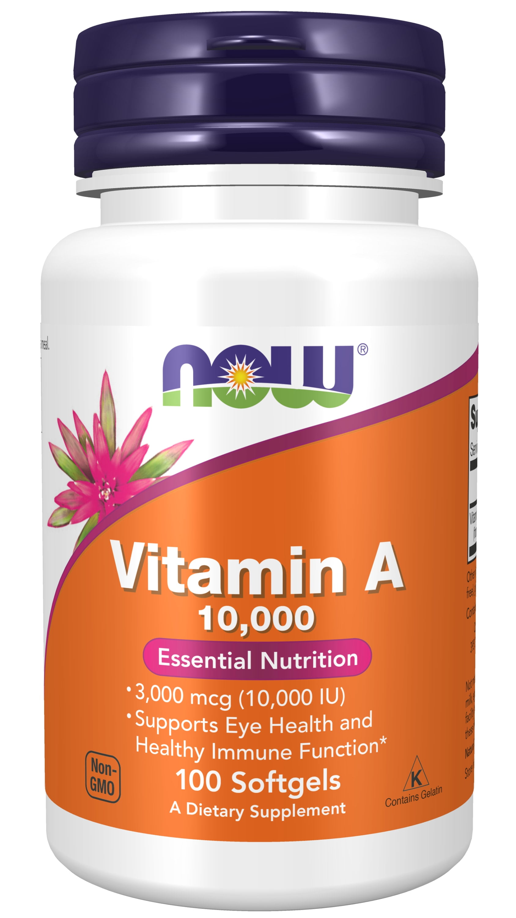 Now Foods Vitamin A 10,000 IU Softgels