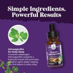 Organic Ashwagandha Liquid Drops for Stress Support
