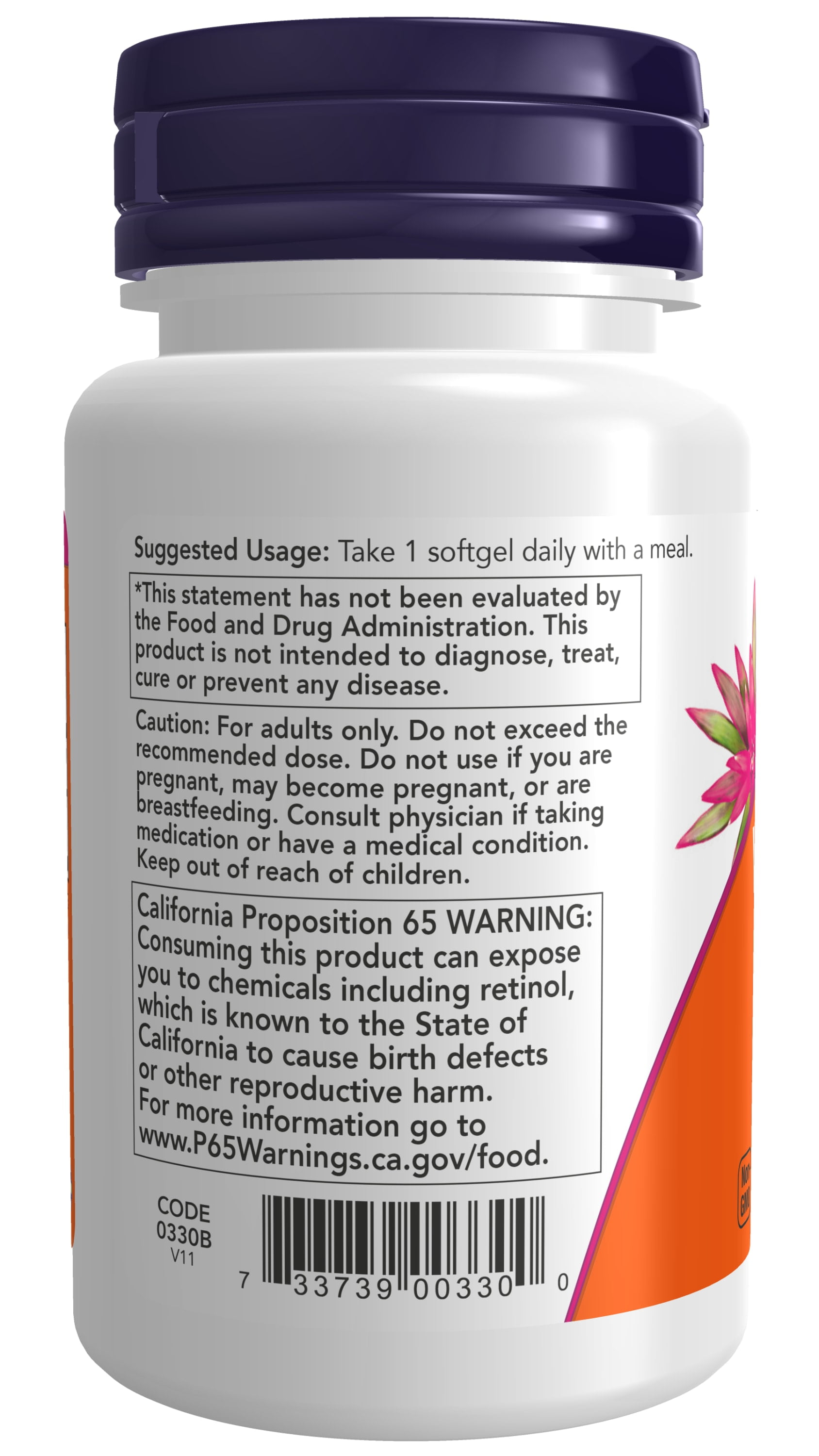 Now Foods Vitamin A 10,000 IU Softgels