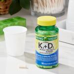 Spring Valley Vitamin K2 & D3 Vegetarian Capsules
