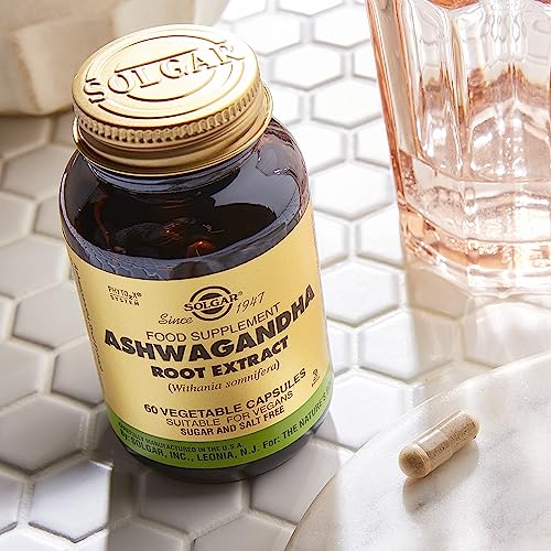 Solgar Ashwagandha Root Extract Capsules - 60 Count