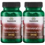 Swanson Resveratrol 250 mg - 30 Caps, 2 Pack