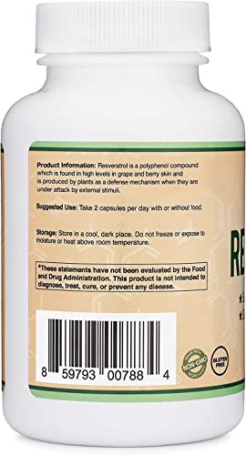 Double Wood Resveratrol 250 mg - 120 Capsules