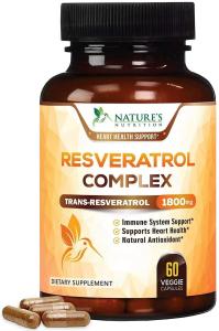 Resveratrol 1800mg - Extra Strength Antioxidant Supplement