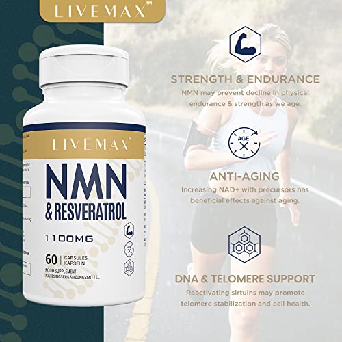 NMN+Resveratrol Antioxidant Capsules for Heart Health