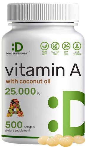 High Potency Vitamin A Softgels for Health