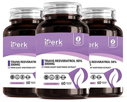 Trans Resveratrol 300mg Vegan Capsules - 60 Count