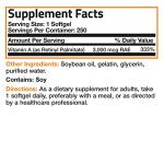 Bronson Vitamin A 10,000 IU for Healthy Vision