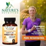 Nature's Nutrition Resveratrol 1800mg Antioxidant Supplement